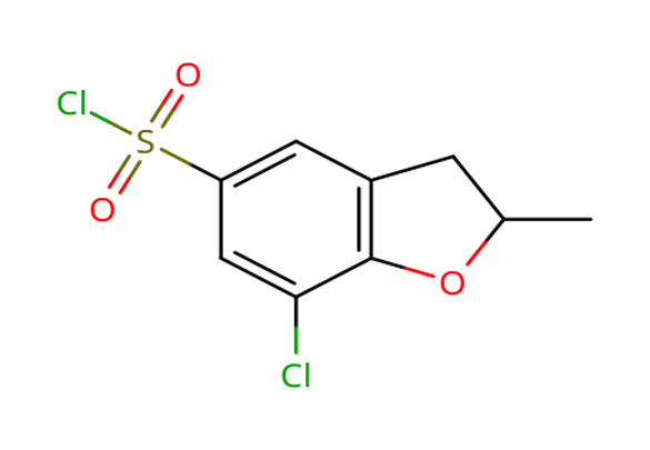7-chloro-2-methyl-2,3-dihydro-1-benzofuran-5-sulfonyl chloride