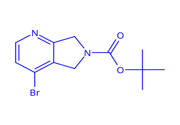 tert-butyl 4-bromo-5H,6H,7H-pyrrolo[3,4-b]pyridine-6-carboxylate