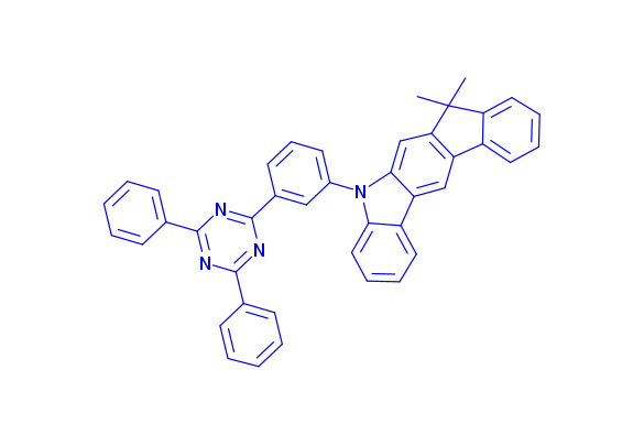 5-(3-(4,6-Diphenyl-1,3,5-triazin-2-yl)phenyl)-7,7-dimethyl-5,7-dihydroindeno[2,1-b]carbazole