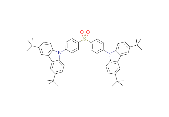 9,9'-(4,4'-Sulfonylbis(4,1-phenylene))bis(3,6-di-tert-butyl-9H-carbazole)
