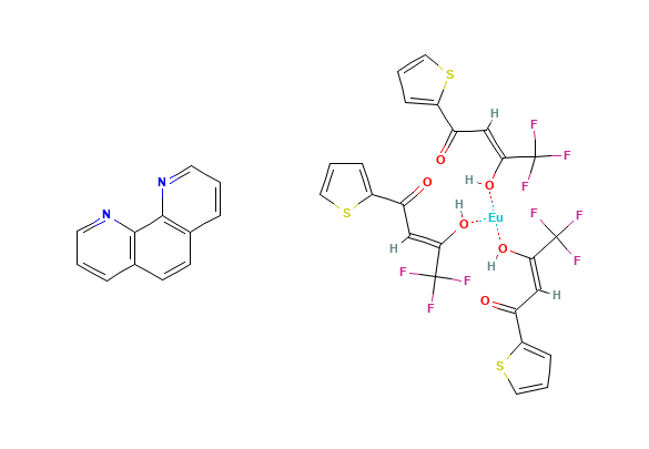 1,10-Phenanthroline)tris[4,4,4-trifluoro-1-(2-thienyl)-1,3-butanedionato]europium(III)