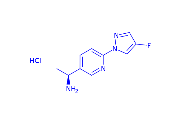 (S)-1-(6-(4-Fluoro-1H-pyrazol-1-yl)pyridin-3-yl)ethanamine dihydrochloride