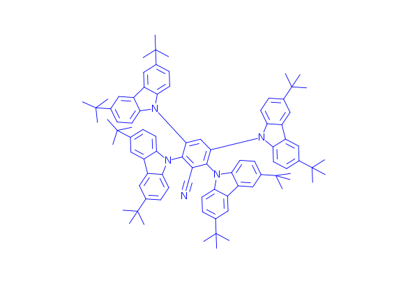 2,3,5,6-Tetrakis(3,6-bis(1,1-dimethylethyl)-9H-carbazol-9-yl)benzonitrile