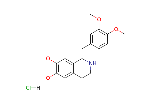 1-(3,4-Dimethoxybenzyl)-6,7-dimethoxy-1,2,3,4-tetrahydroisoquinoline hydrochloride