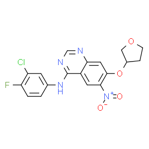 N-(3-Chloro-4-fluorophenyl)-6-nitro-7-[[(3S)-tetrahydro-3-furanyl]