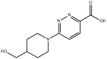 6-(4-(Hydroxymethyl)piperidin-1-yl)pyridazine-3-carboxylic acid