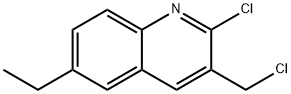 2-chloro-3-(chloromethyl)-6-ethyl-quinoline